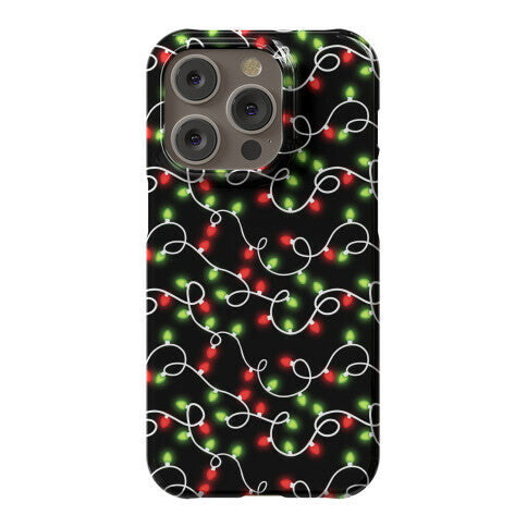 Christmas Lights Pattern Phone Case